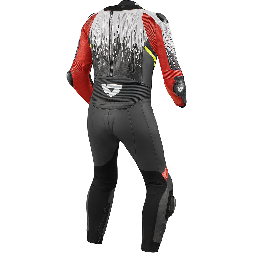 Rev'it - Combinaison Quantum 2 Noir / Blanc / Rouge