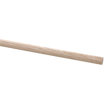 Gerilde stok (deuvel) beuken Ø 12mm 100 cm