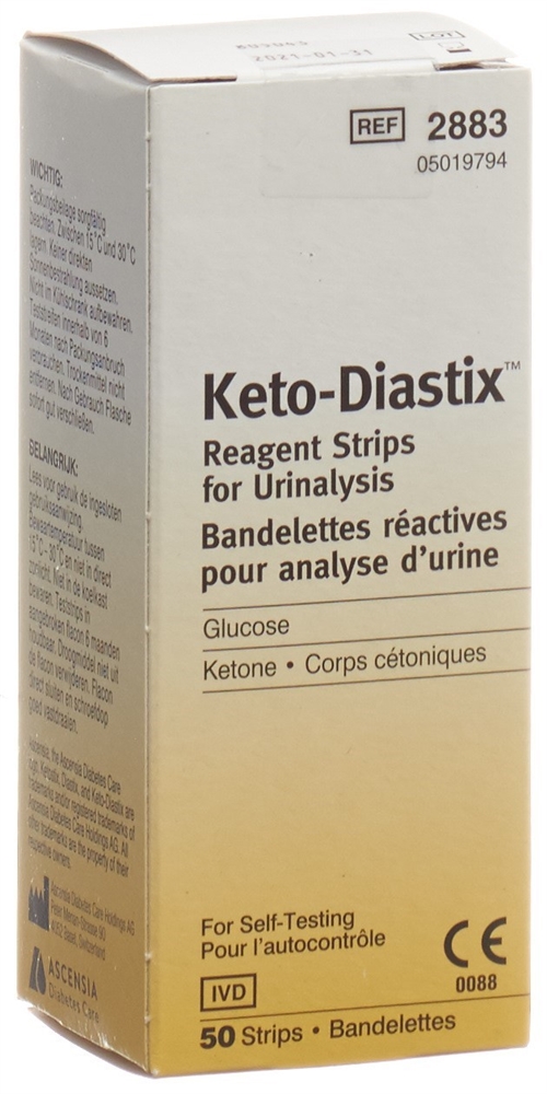 KETO DIASTIX Streifen<br>50 Stück