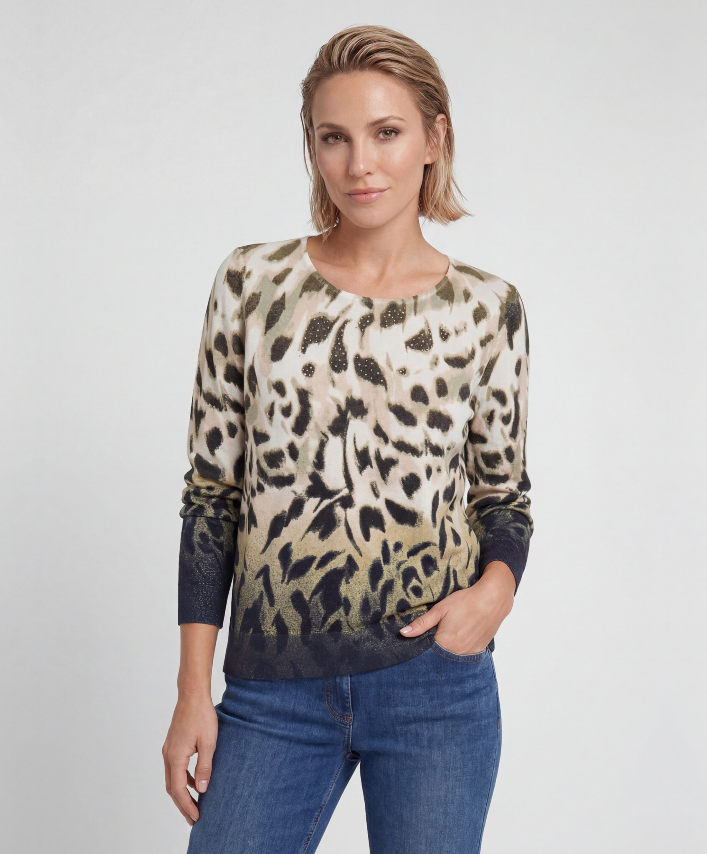 Olsen Dames trui groen