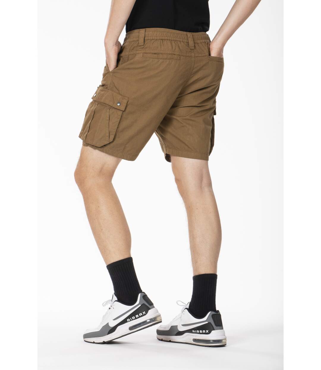 Bermuda coton coupe cargo ASHER VERT