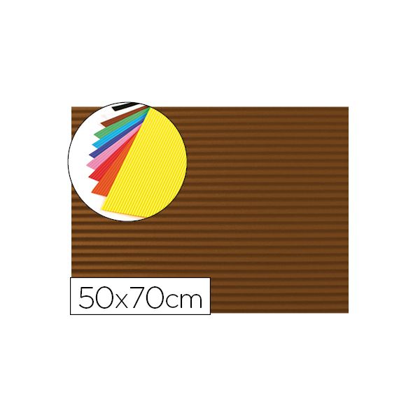 Liderpapel Eva Ondulada 50x70cm Castanho Pack 10 Un.