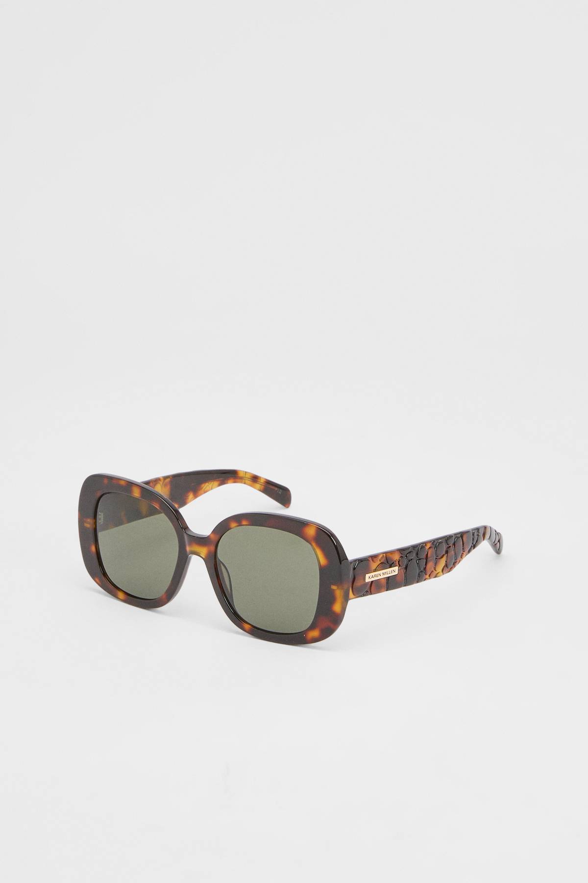 KarenMillen Lunettes De Soleil Arrondies À Effet Synthétique