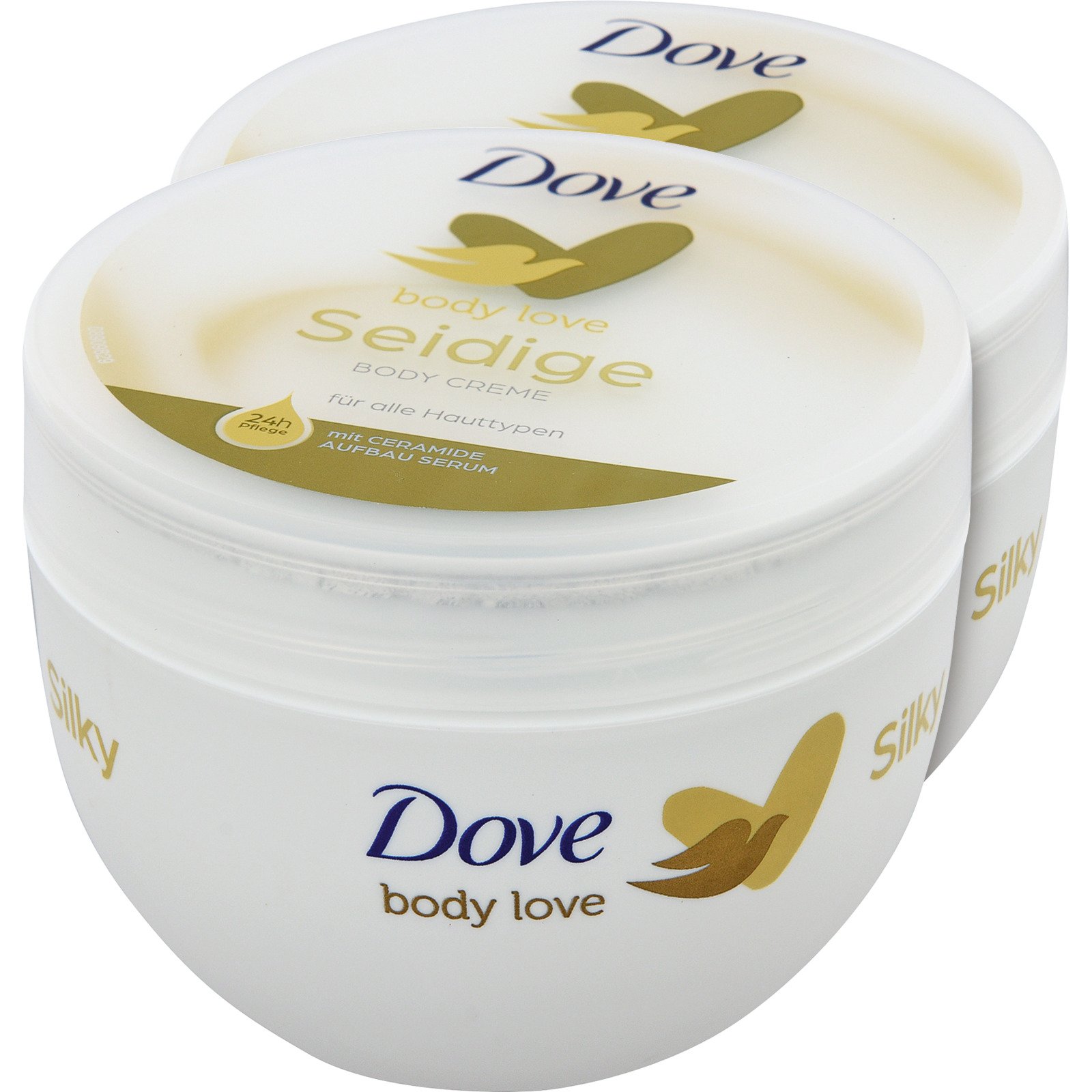 Dove Seidige Body Creme 2 x 300 ml
