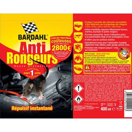 Traitement Bardahl Anti rongeurs Universel