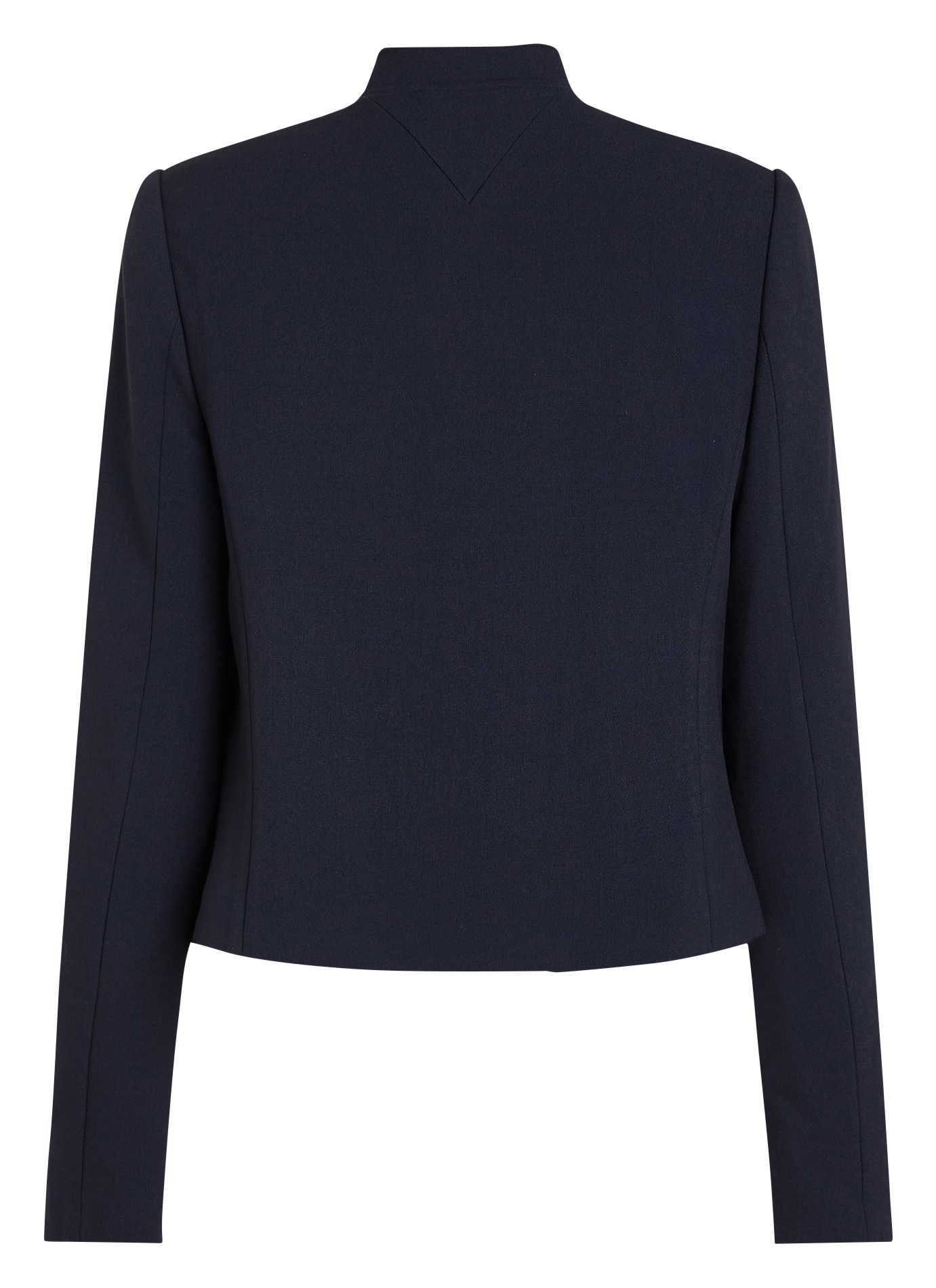 Blazer droit en fibres recyclées mélangées | Bleu
