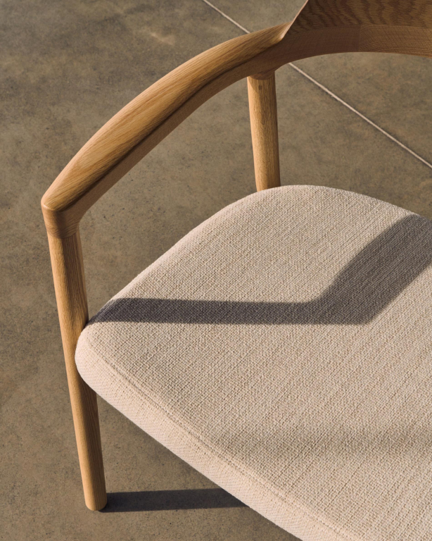 Kave Home Alocs eetkamerstoel naturel