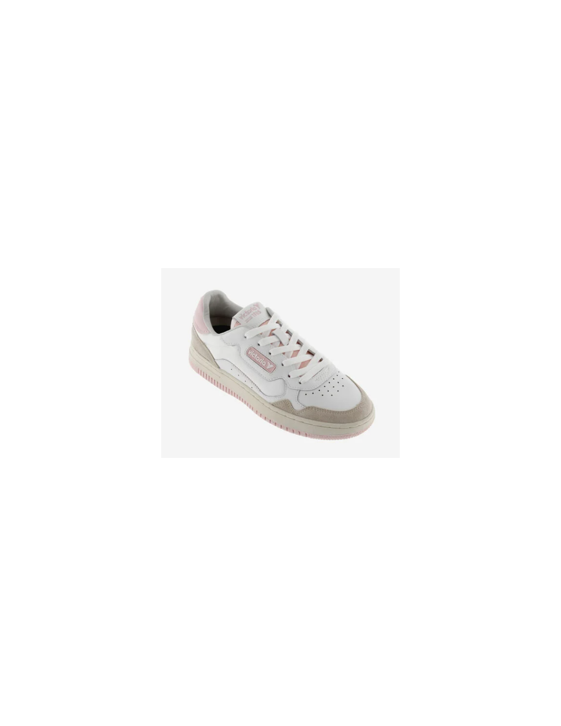 victoria Baskets de ville Femme Blanc/Rose