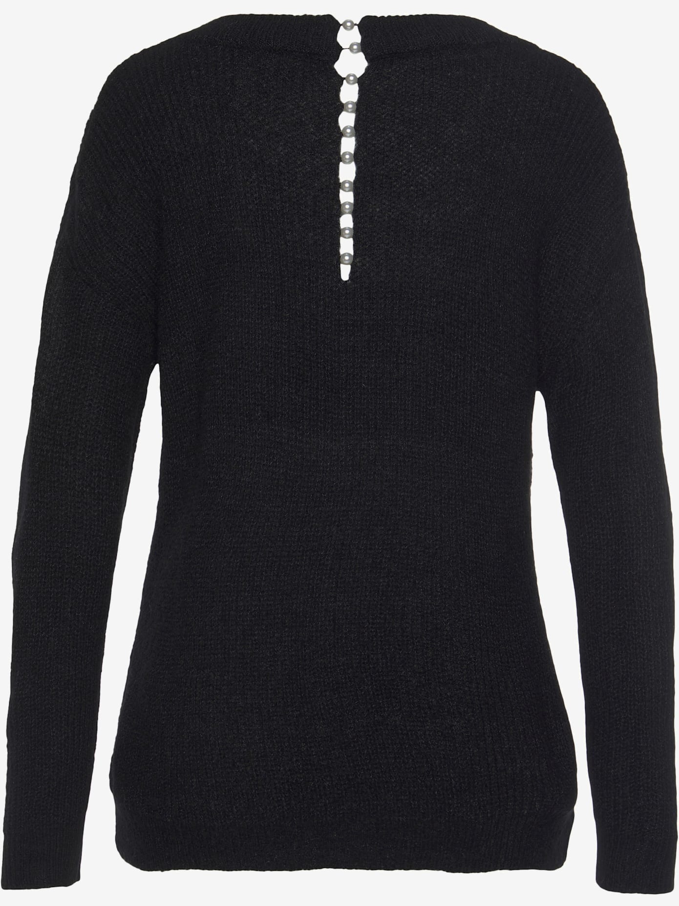 Pull à encolure en v pull en tricot avec perles