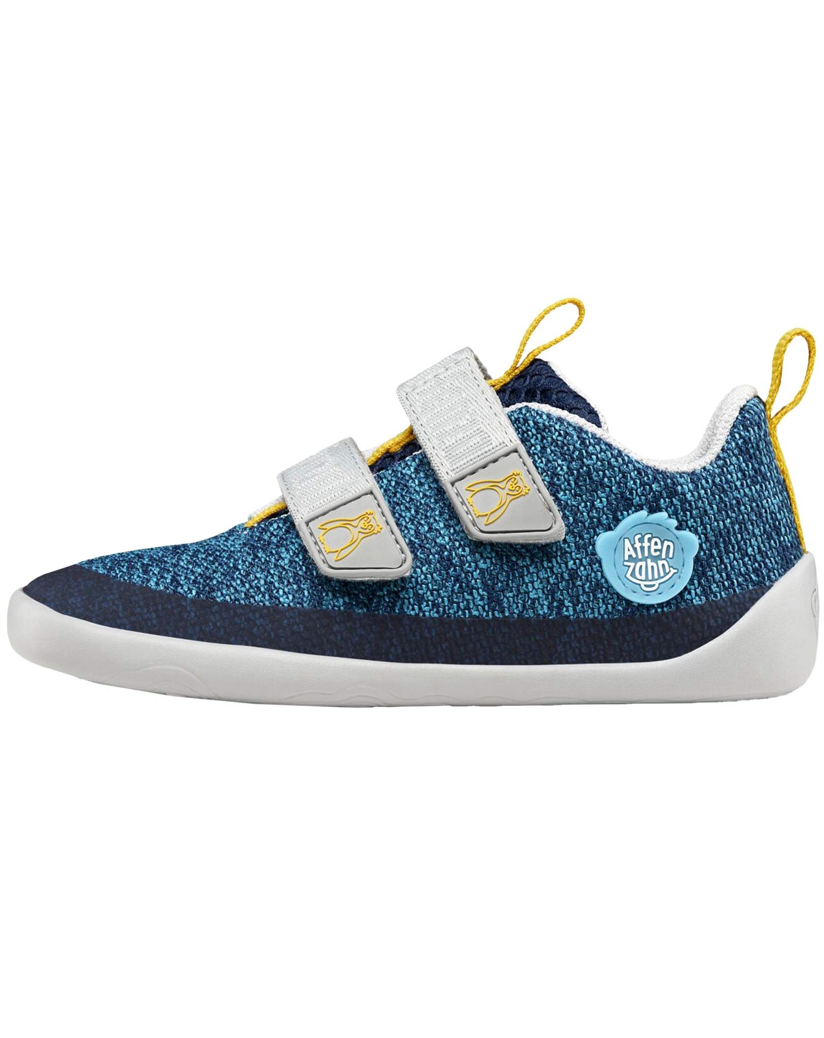 Strick-Halbschuhe HAPPY PENGUIN in blau