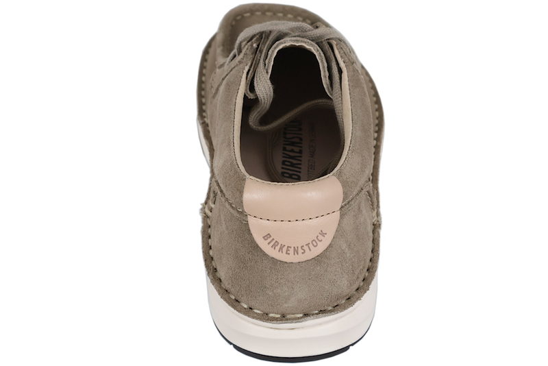 BIRKENSTOCK - PASADENA TAUPE SKO I GRÅBRUNT RUSKIND