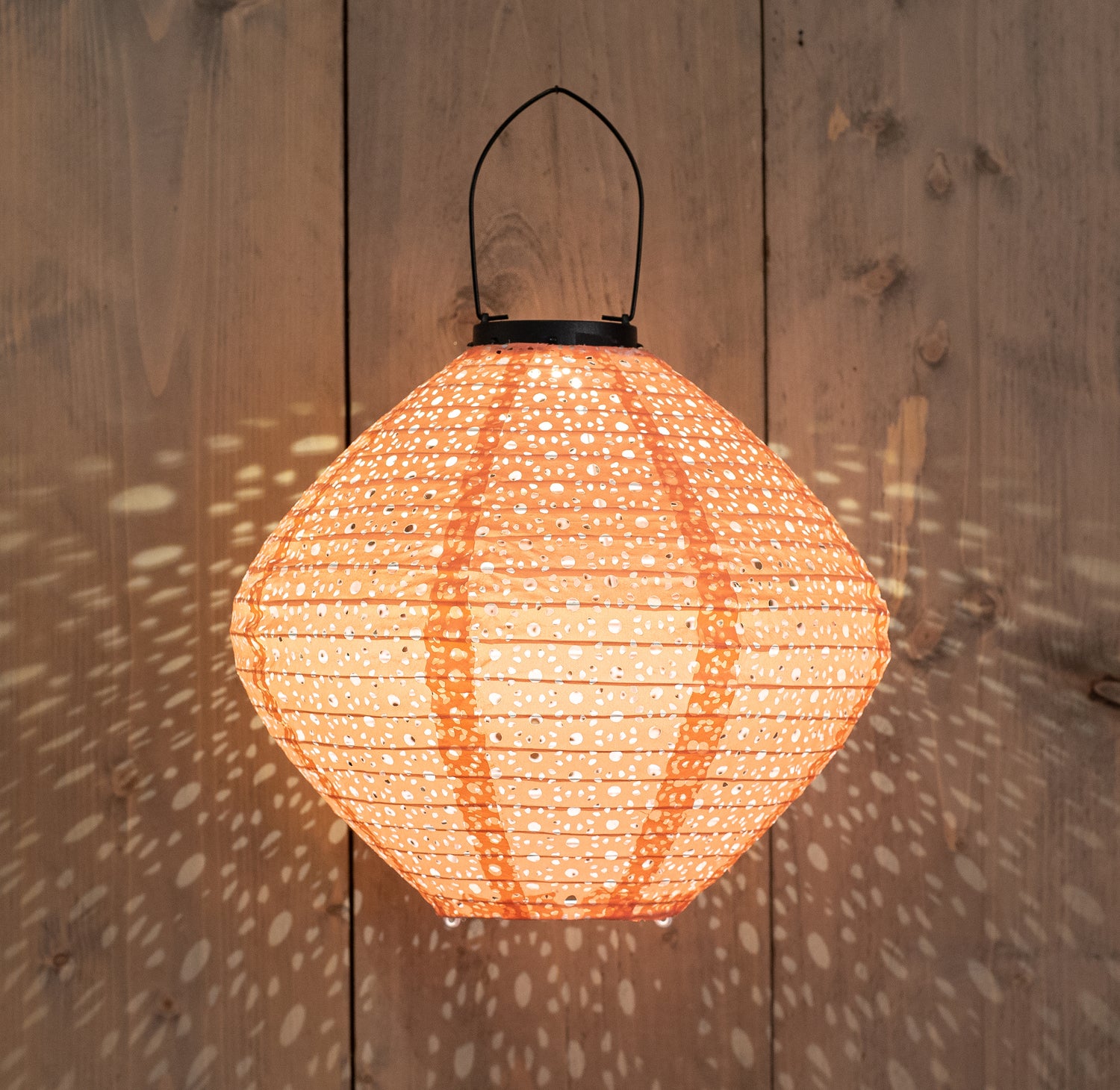 Solar lampion Marrakesh roze D 29 H 25 cm