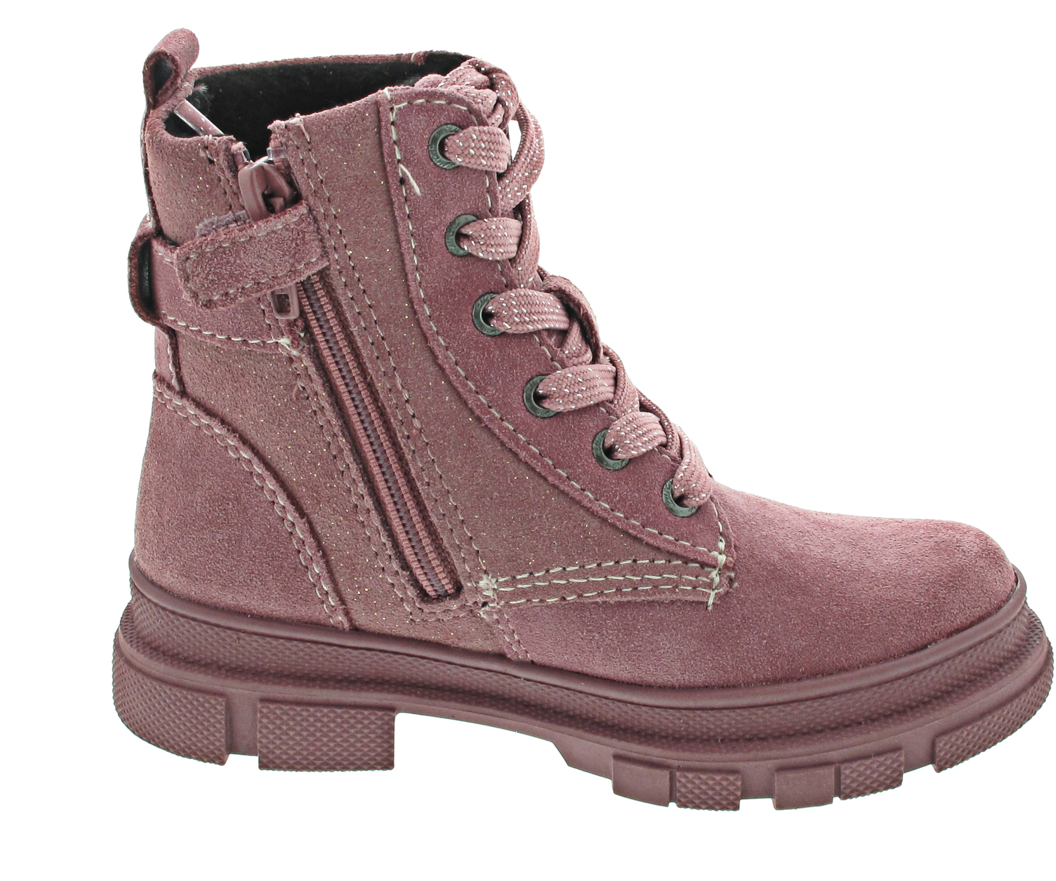 Lurchi PINA-TEX Schnürstiefel TEX rose