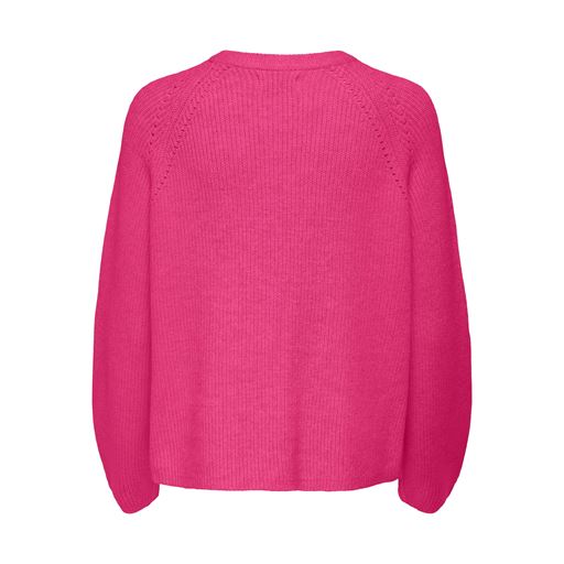 ONLY Fia Striktrøje, Fuchsia, S