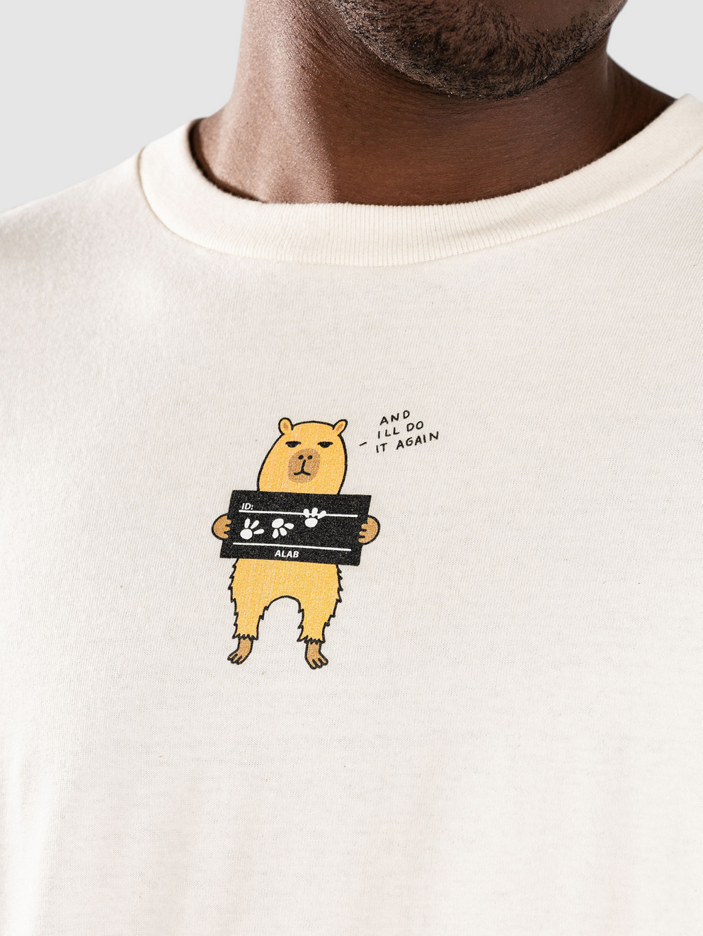 A.LAB Booked T-Shirt beige
