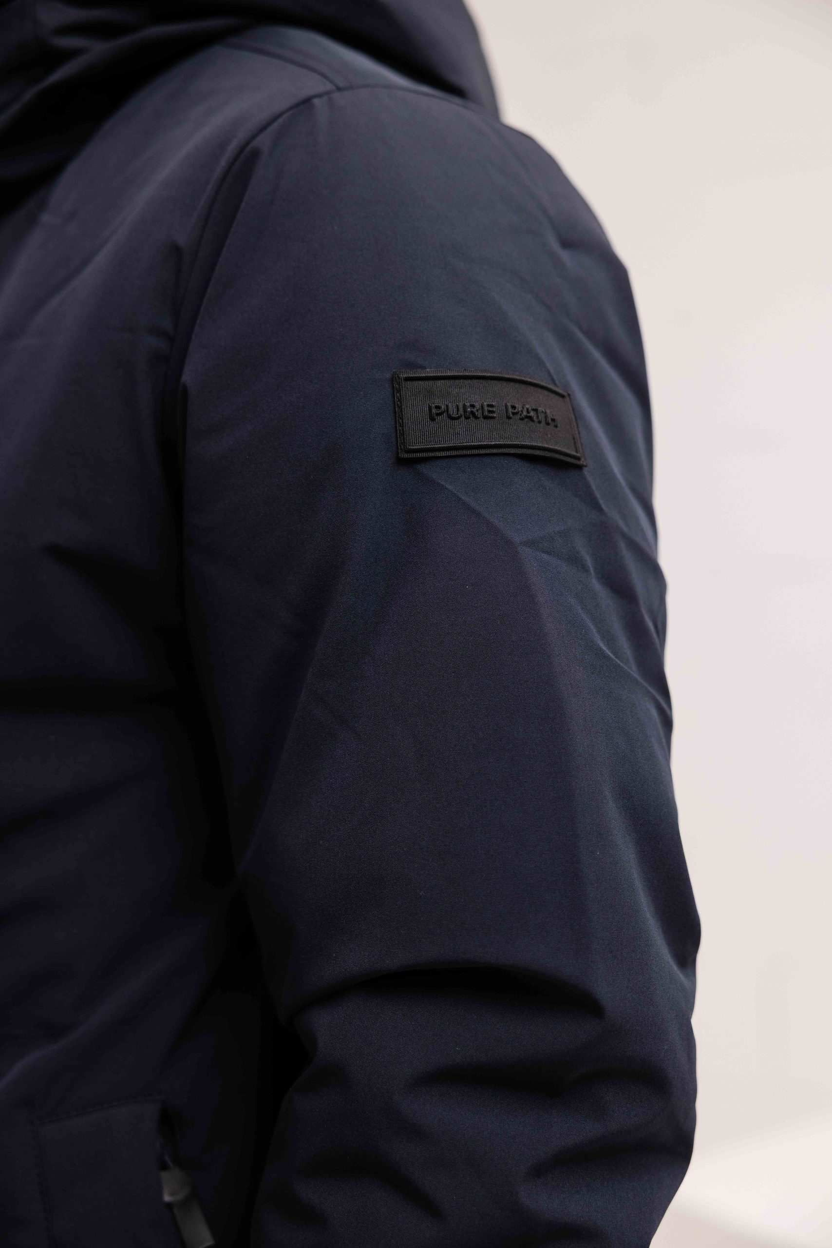 Pure Path Active Flex Parka Winterjas Heren Donkerblauw