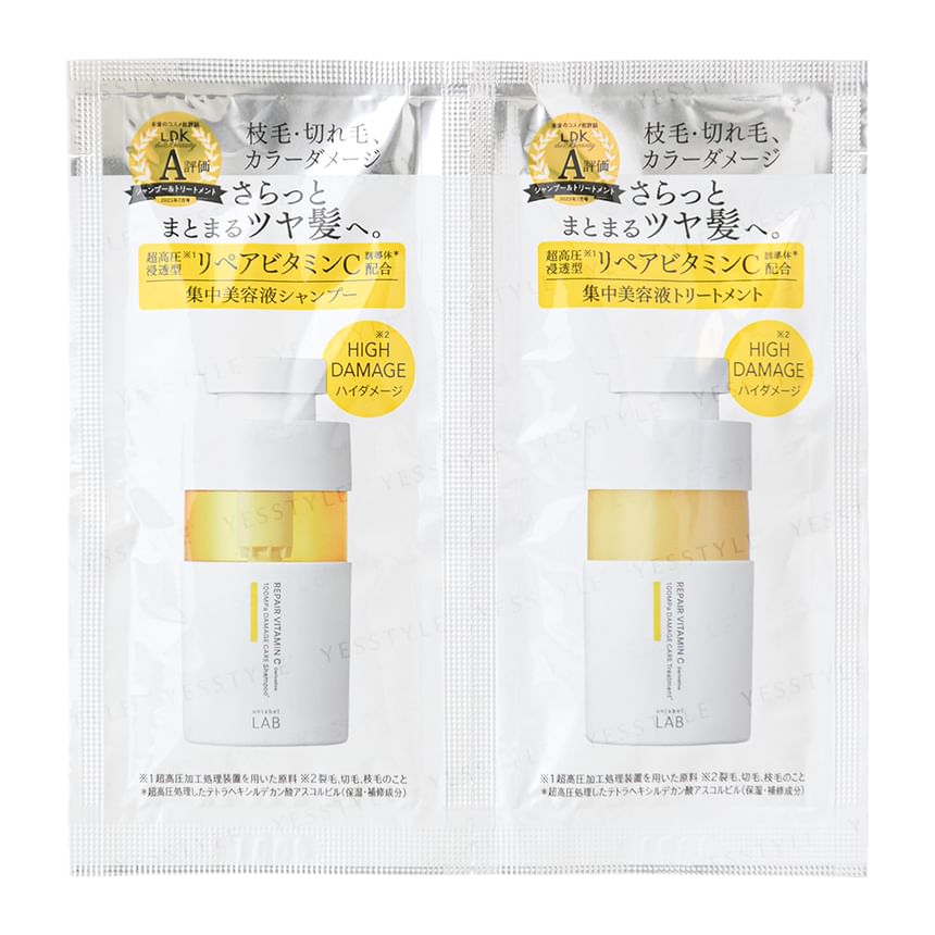 JPS LABO - Unlabel Lab Repair Vitamine C 100MPa Schadeverzorging Shampoo & Behandeling Proefset