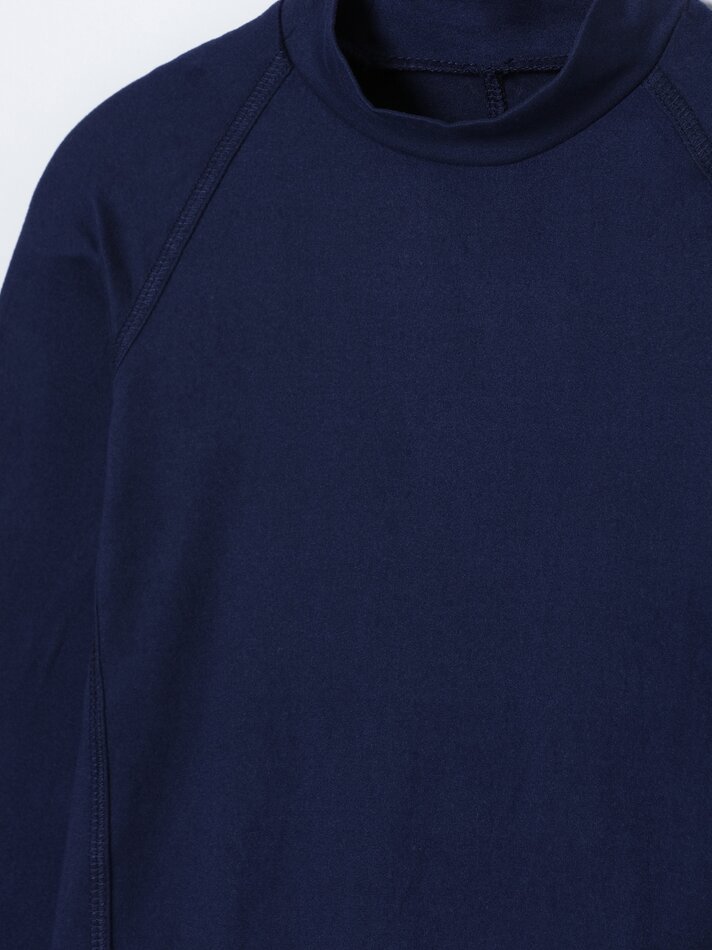 Conjunto de 2 camisetas térmicas de gola alta - Azul Marinho Escuro