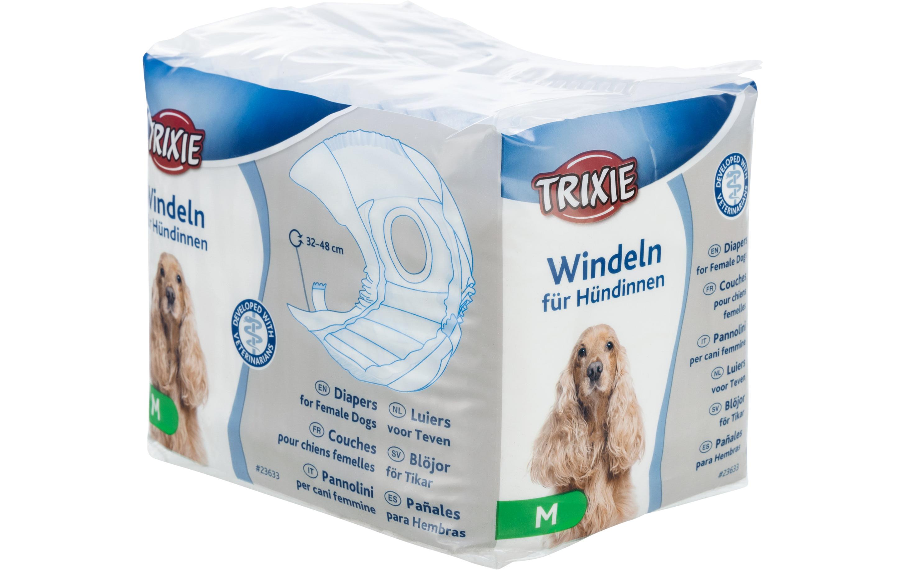 Windeln für Hündinnen, M, 32-48 cm, 12 St.Windeln für Hunde