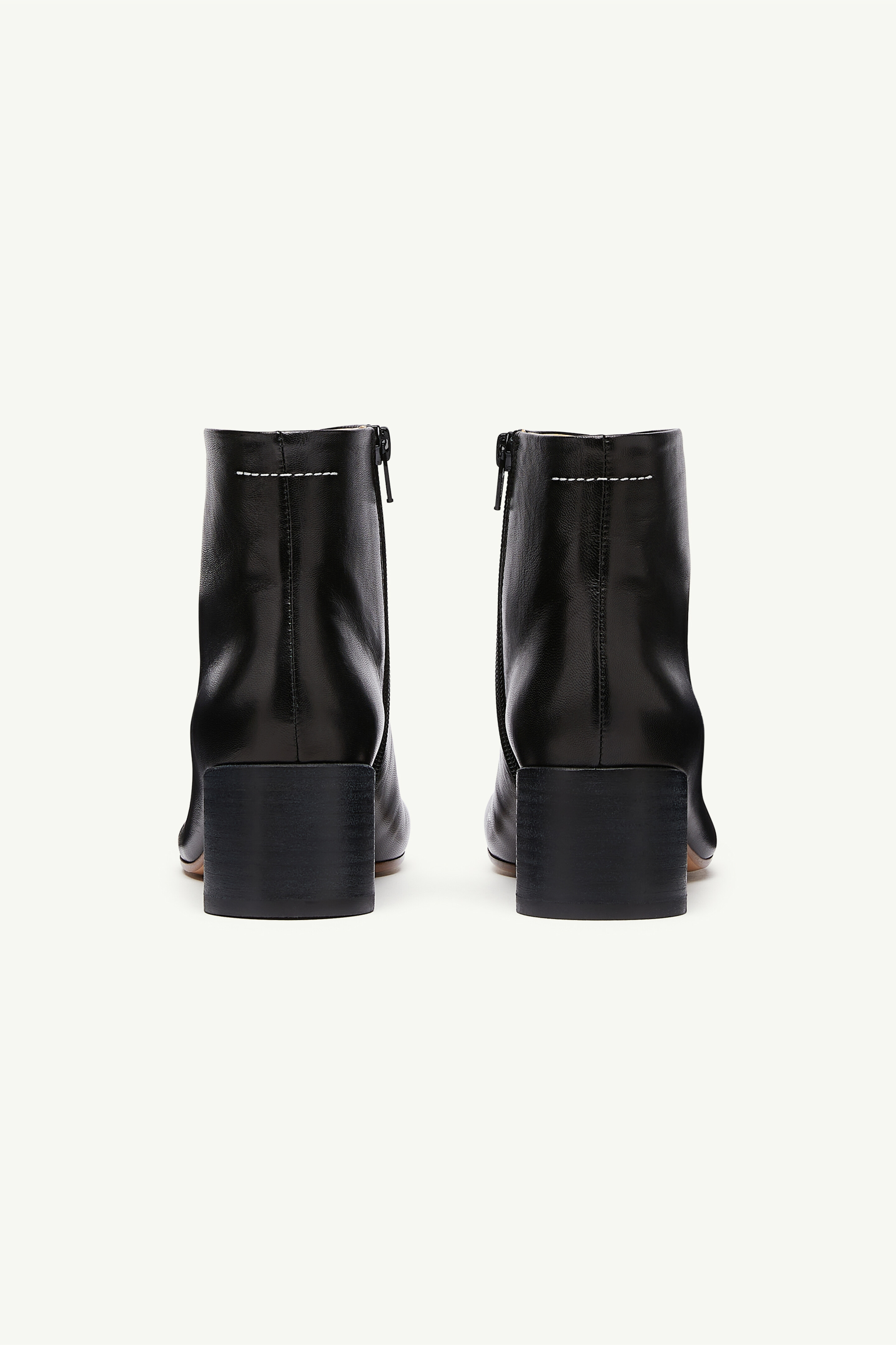 Bottines zippées noires