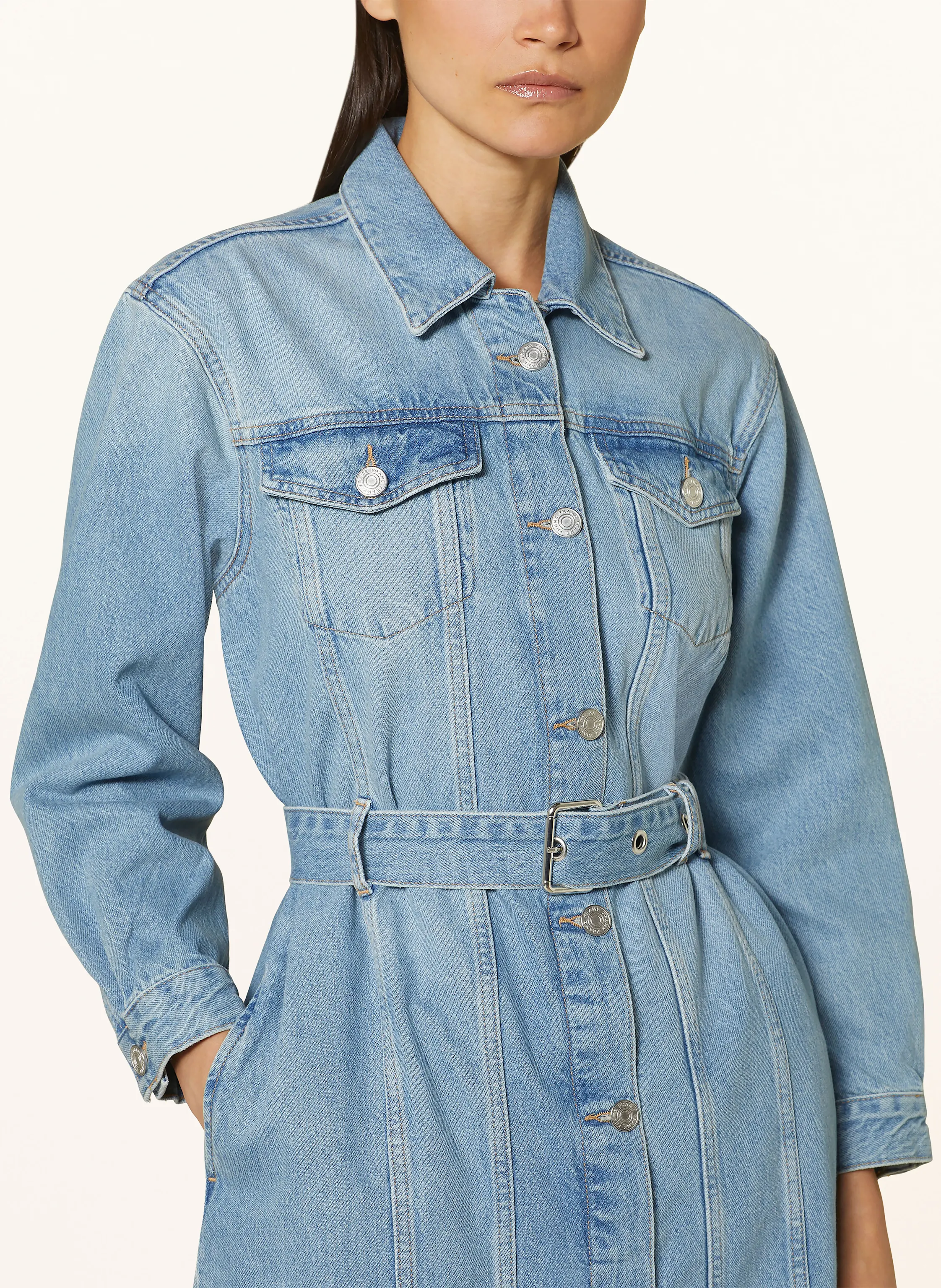 FRAME Jeanskleid THE OVERLONG TRUCKER