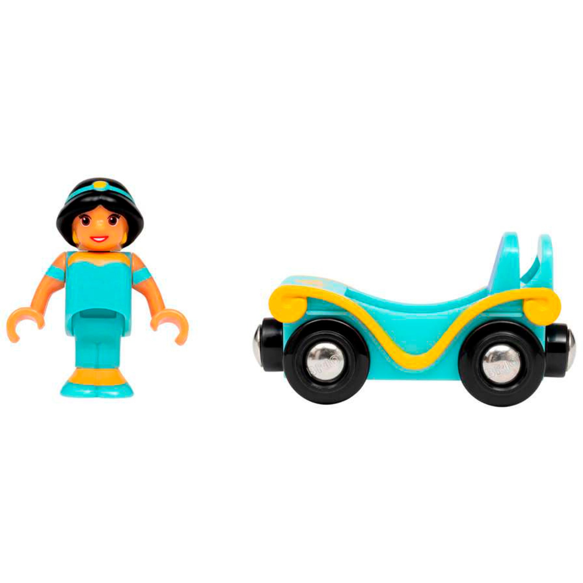 BRIO Spielfahrzeug Disney Princess Jasmin mit Waggon
