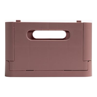 Exacompta Skandi - Boîte de rangement pliable - format midi (A5+) - vieux rose