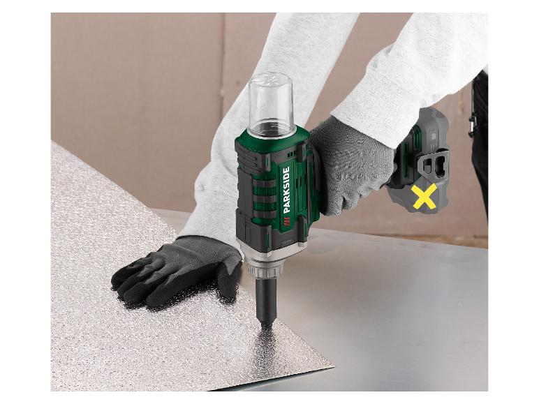 Accu-gereedschap voor popnagels 20 V zonder accu en lader