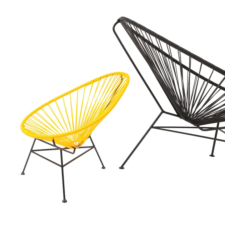 Acapulco Design - Kinder Acapulco Mini Chair, rosa / schwarz