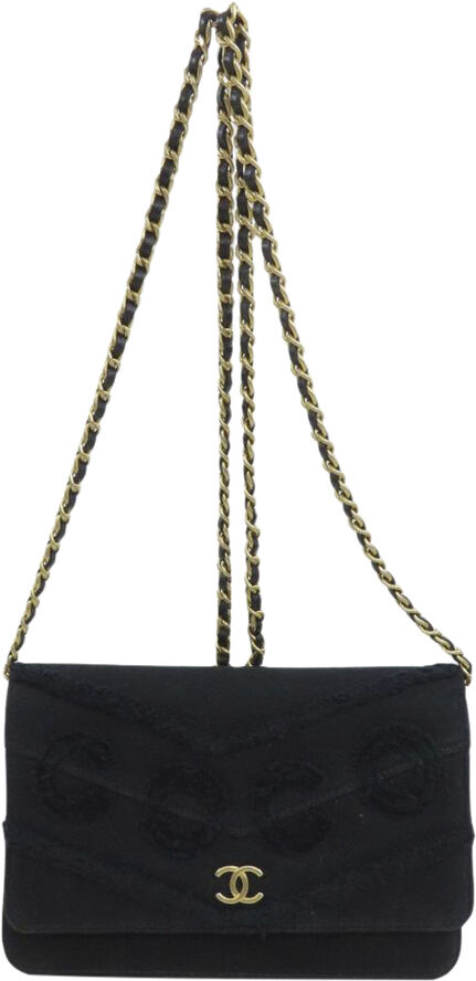 Chanel Vintage Chanel Wallet On Chain Blue