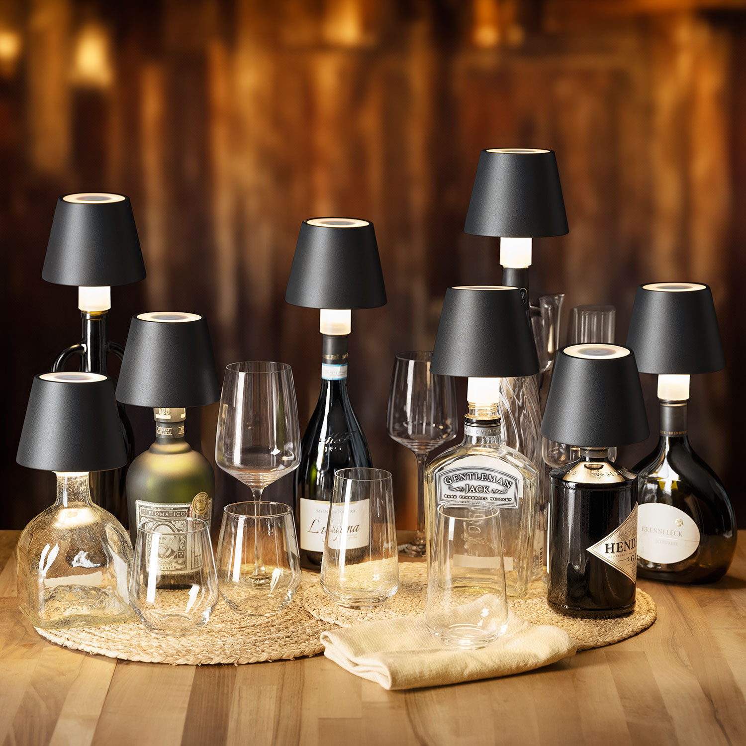 LED-Flaschenlampe, RGB, für Inn- und Outdoor