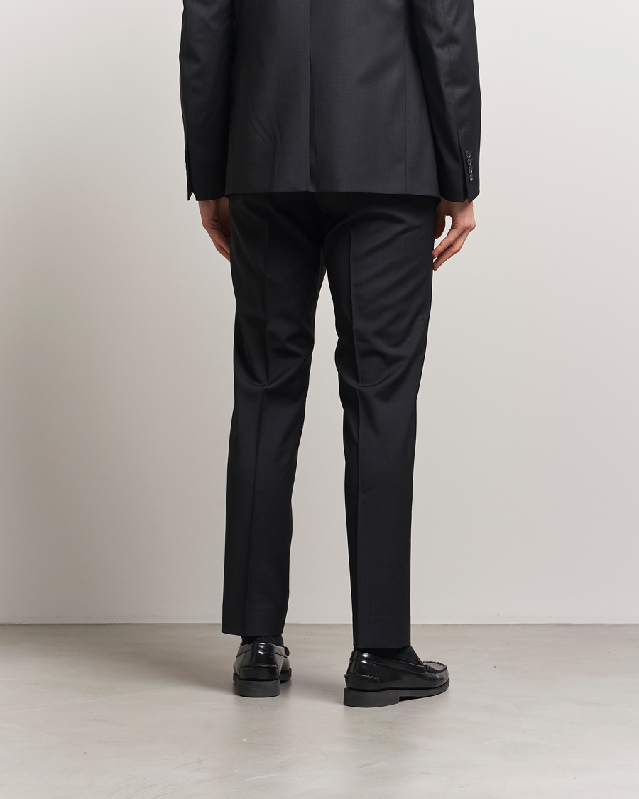 Filippa K Slim Wool Trousers Black