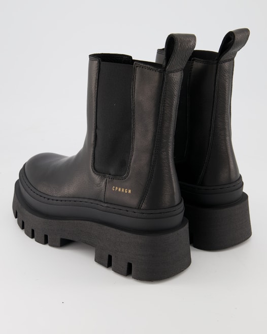 Copenhagen Studios CPH686 Chelsea Boots in Schwarz