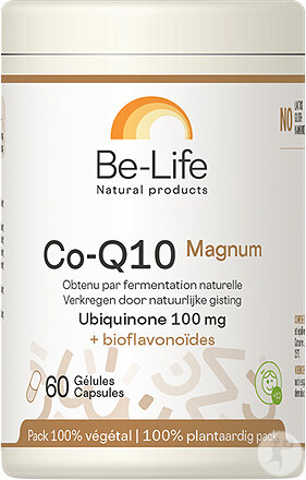 Be-Life Co-Q10 Magnum Ubiquinone 100mg + Bioflavonoïdes 60 Gélules