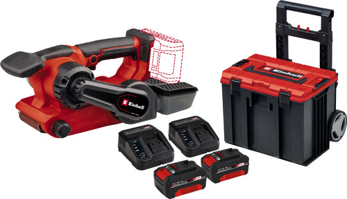 Einhell TP-BS 18/457 Li BL Solo 4,0 Ah Accu (2x) E-Case L Starterspakket