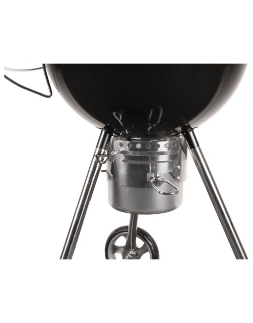 Patton Houtskoolbarbecue Kettle Chef - Barbecue - 47 cm 7.5 kg Zwart Rvs Geschikt Voor 4-6 Personen