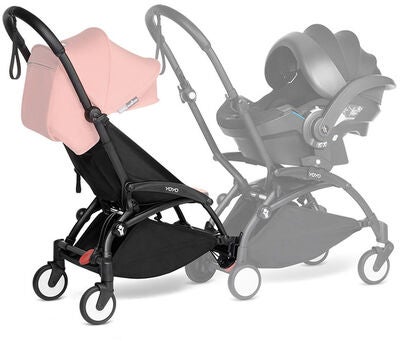 BABYZEN YOYO Connect Søskenadapter, Black