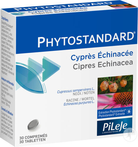 PiLeJe Phytostandard Cyprès Et Échinacée 30 Comprimés