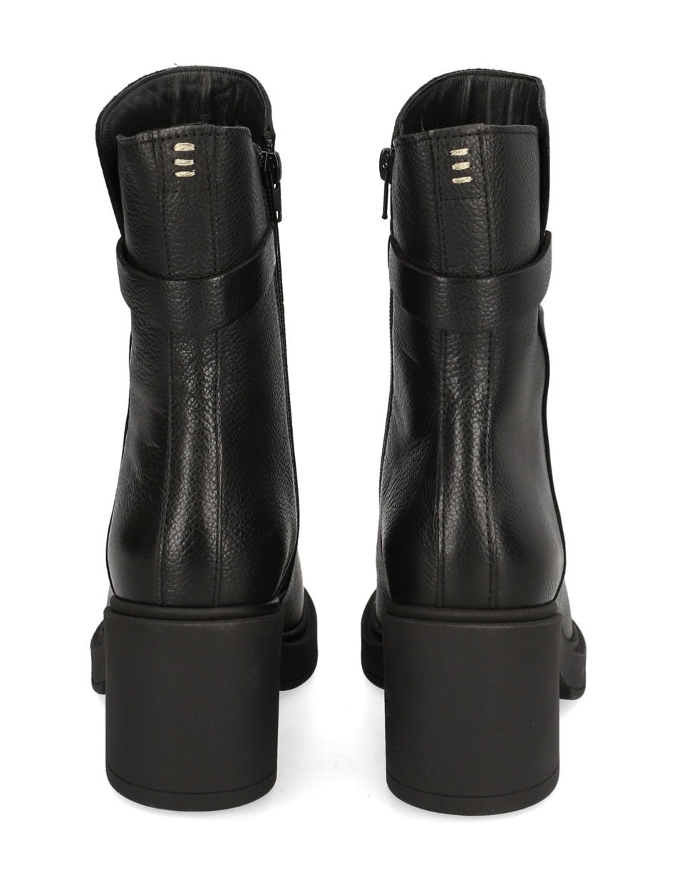 Glattleder Stiefelette