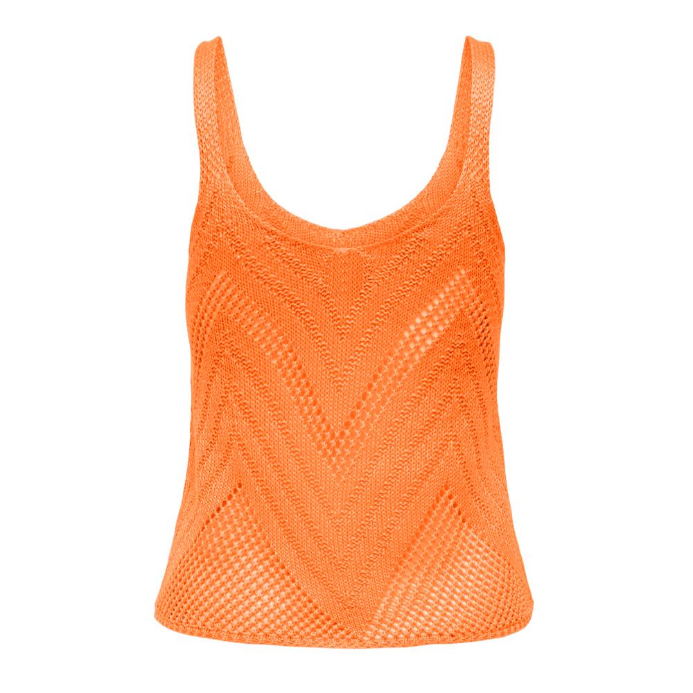 JDY Top Crochet Orange Femme Jdy 15226348