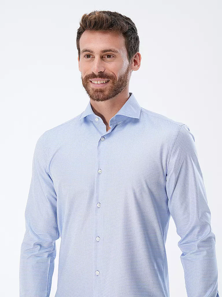 BOSS Hemd Slim Fit HANK hellblau