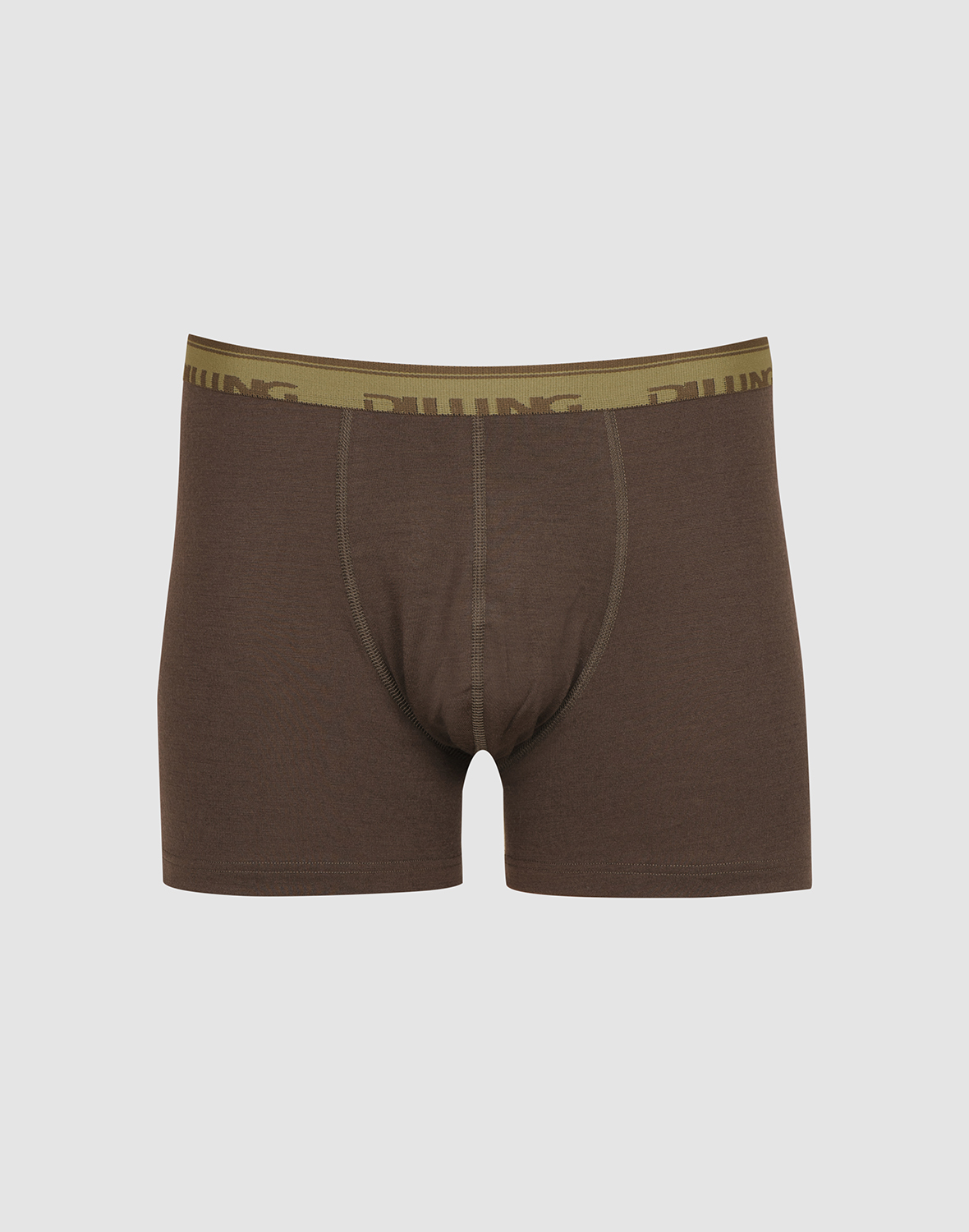 Boxershort van merinowol voor heren in Merlot