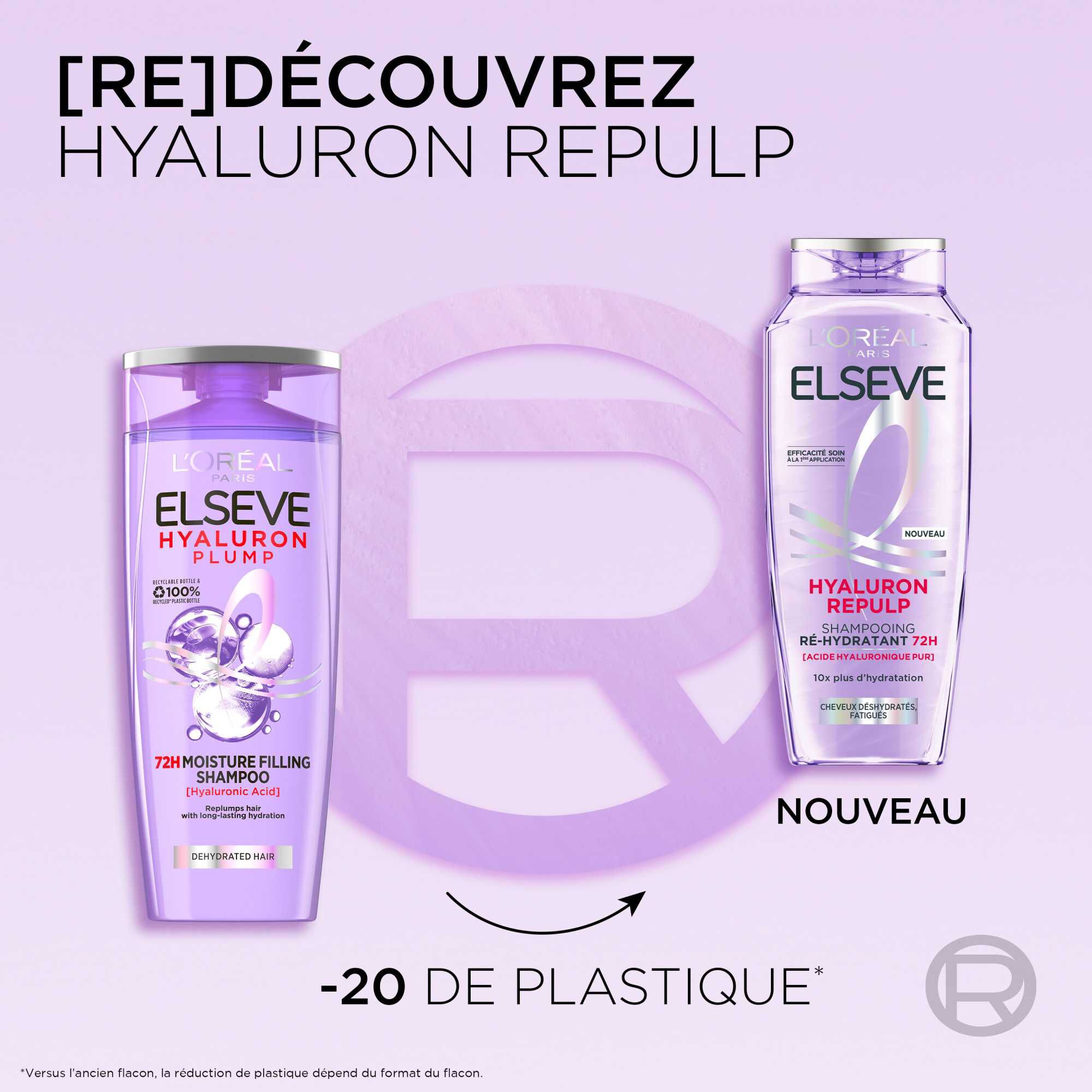 Shampooing Hydratant 72H Hyaluron Repulp | Elseve