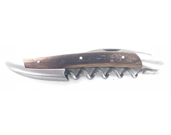 Sommelier Chêne de Barrique Couteau de poche par Forge de Laguiole