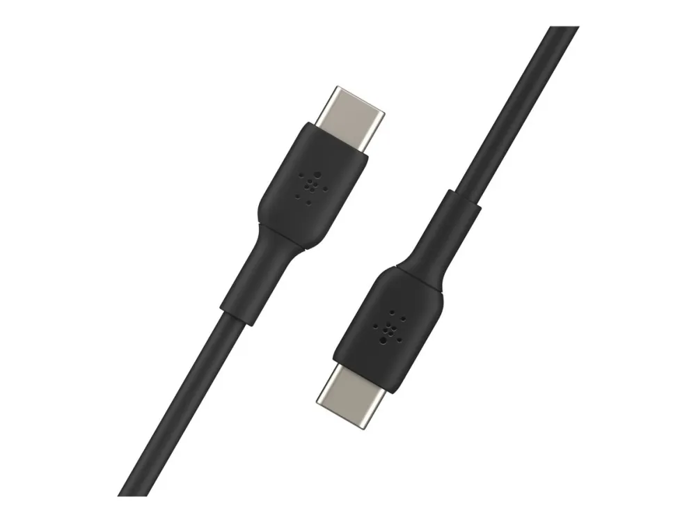 Belkin BoostCharge - USB-kabel - 24 pin USB-C (han) til 24 pin USB-C (han) - 2 m - sort