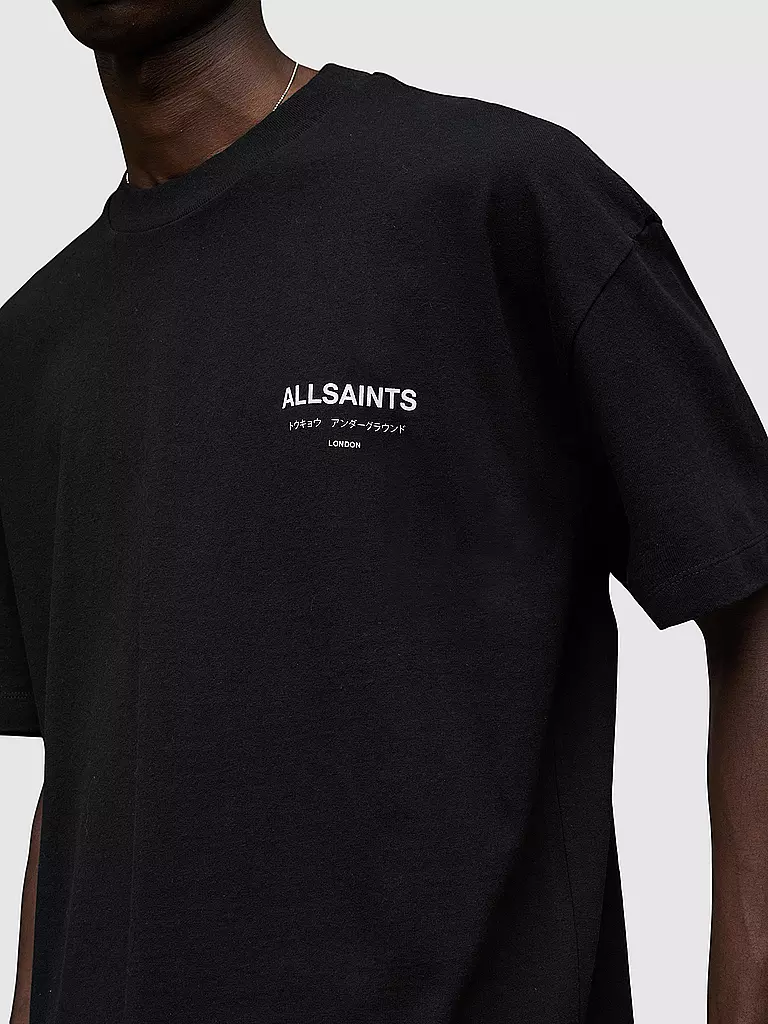 ALLSAINTS T-Shirt UNDERGROUND schwarz