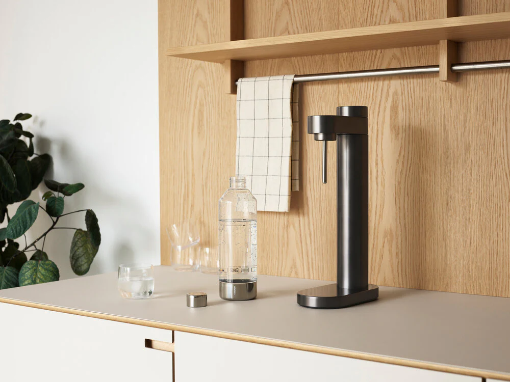 Stelton  Brus sodavandsmaskine - sort/metallic