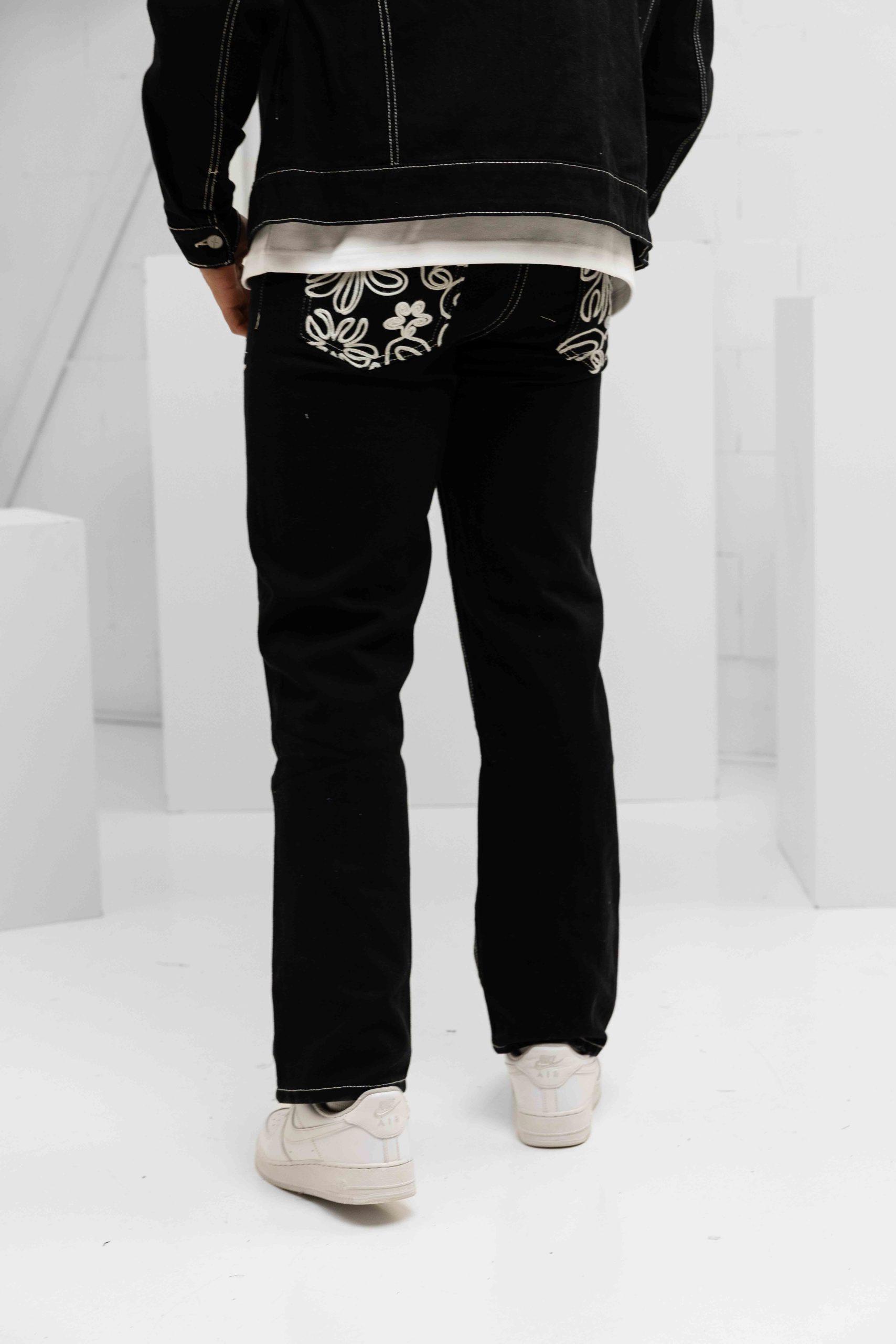 Project X Paris Bandana Set Heren Zwart/Wit