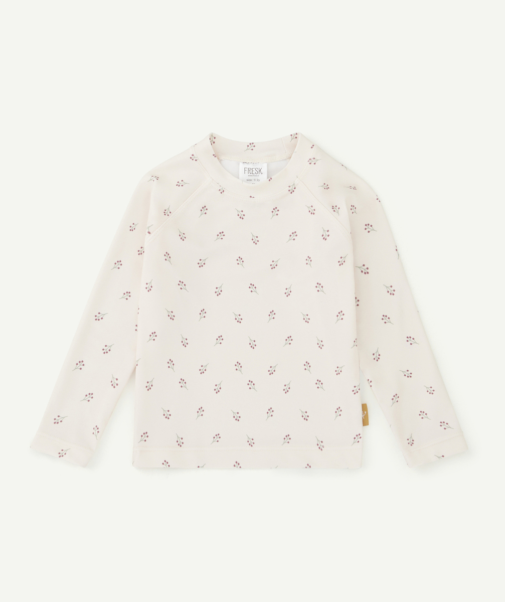 FRESKT-SHIRT ANTI UV ROSE PÂLE PETITES BAIES