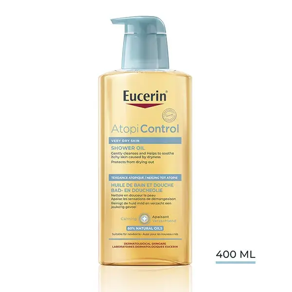 Óleo de Banho e Chuveiro Eucerin Atopi Control para Pele Atópica 400ml